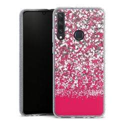 Silicone Glitter Case silver glitter