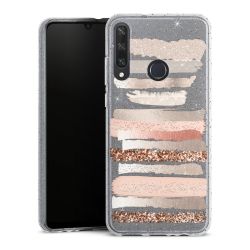 Silicone Glitter Case silver glitter