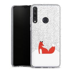 Silicone Glitter Case silver glitter