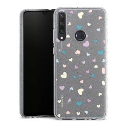 Silicone Glitter Case silver glitter