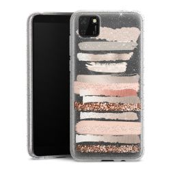 Silicone Glitter Case silver glitter