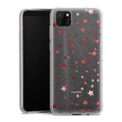 Silicone Glitter Case silver glitter