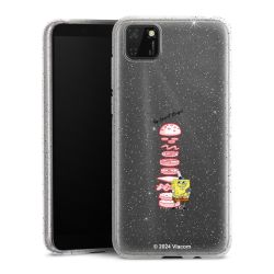 Silicone Glitter Case silver glitter