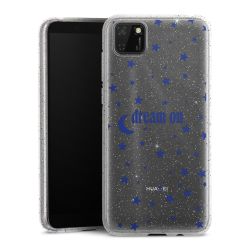 Silicone Glitter Case silver glitter