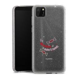 Silicone Glitter Case silver glitter