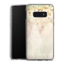 Silicone Glitter Case silver glitter