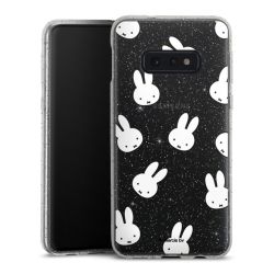 Silicone Glitter Case silver glitter