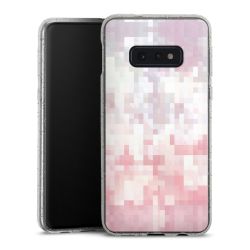 Silicone Glitter Case silver glitter