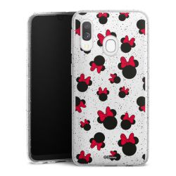 Silicone Glitter Case silver glitter