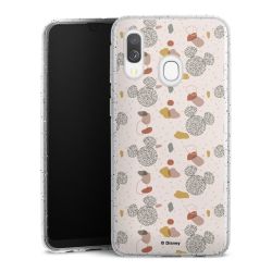 Silicone Glitter Case silver glitter