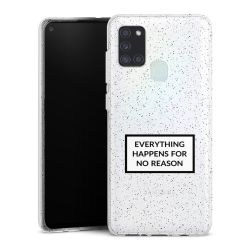 Silicone Glitter Case silver glitter