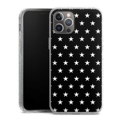 Silicone Glitter Case silver glitter