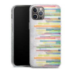 Silicone Glitter Case silver glitter