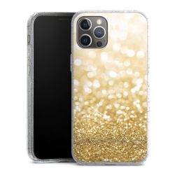 Silicone Glitter Case silver glitter