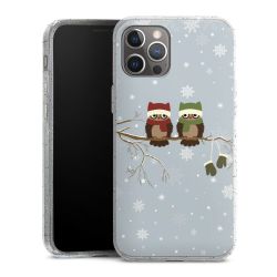 Silicone Glitter Case silver glitter