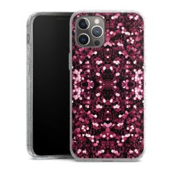 Silicone Glitter Case silver glitter