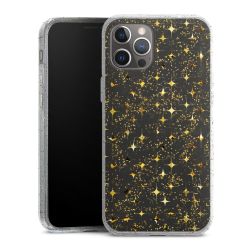 Silicone Glitter Case silver glitter