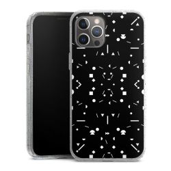 Silicone Glitter Case silver glitter