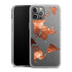 Silicone Glitter Case silver glitter