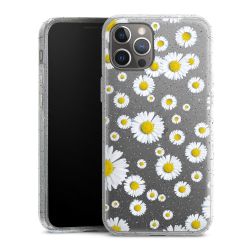 Silicone Glitter Case silver glitter