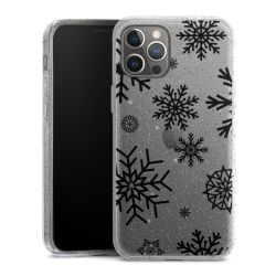 Silicone Glitter Case silver glitter