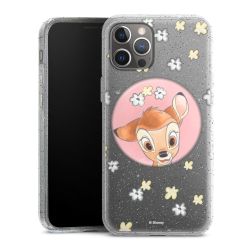 Silicone Glitter Case silver glitter