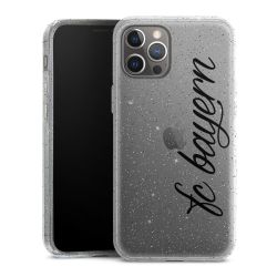 Silicone Glitter Case silver glitter