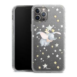 Silicone Glitter Case silver glitter