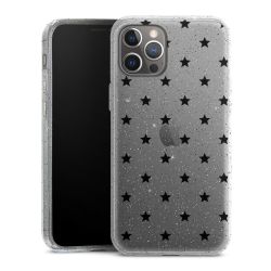 Silicone Glitter Case silver glitter