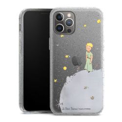 Silicone Glitter Case silver glitter