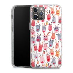 Silicone Glitter Case silver glitter