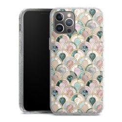 Silicone Glitter Case silver glitter