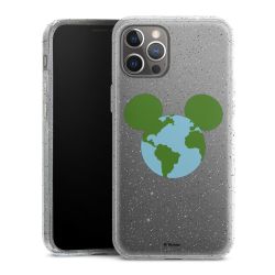 Silicone Glitter Case silver glitter