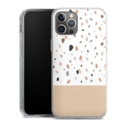 Silicone Glitter Case silver glitter