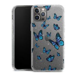 Silicone Glitter Case silver glitter