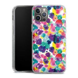 Silicone Glitter Case silver glitter