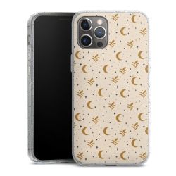 Silicone Glitter Case silver glitter