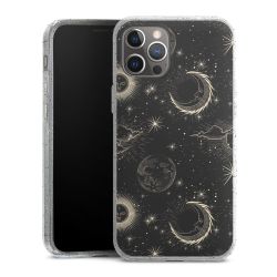 Silicone Glitter Case silver glitter