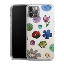 Silicone Glitter Case silver glitter