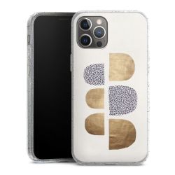 Silicone Glitter Case silver glitter