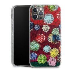 Silicone Glitter Case silver glitter