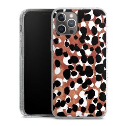 Silicone Glitter Case silver glitter