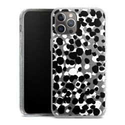 Silicone Glitter Case silver glitter