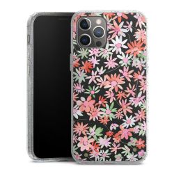 Silicone Glitter Case silver glitter