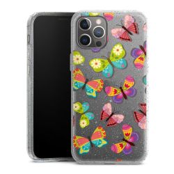 Silicone Glitter Case silver glitter