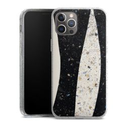 Silicone Glitter Case silver glitter