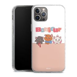 Silicone Glitter Case silver glitter