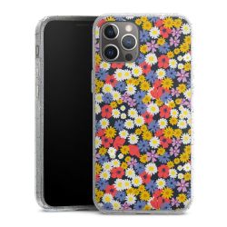 Silicone Glitter Case silver glitter