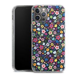 Silicone Glitter Case silver glitter