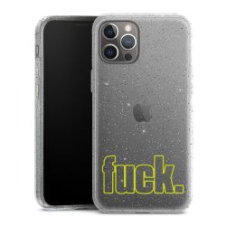 Silicone Glitter Case silver glitter